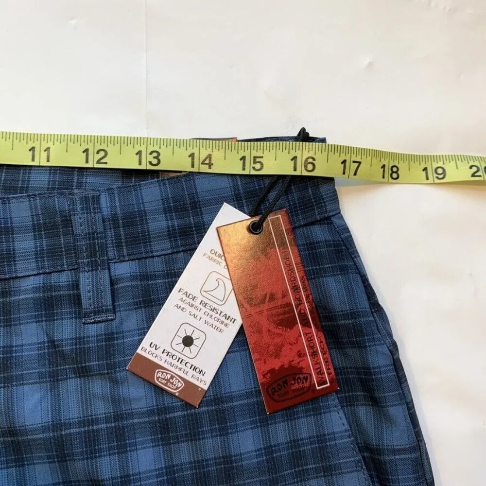 Ron Jon Surf Shop Hybrid Board Shorts‎ Mens 32 Swim Trunks UV Land Water NWT